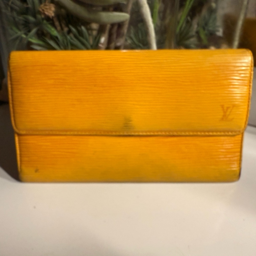 Louis Vuitton Vibrant Yellow Clutch